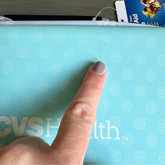 NWT CVS Health Build Your Own First Aid Case Blue 9.25” X 6.5” X 2.5” - Picture 4 of 6
